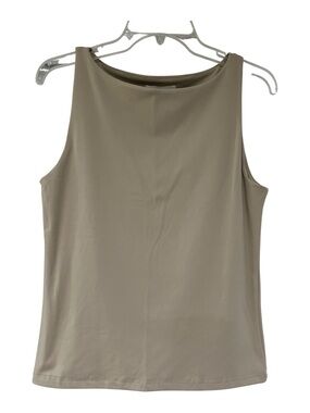 Wishlist Taupe double lined Crewneck Tank Top